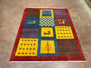 New Multi Persian Gabbeh Square