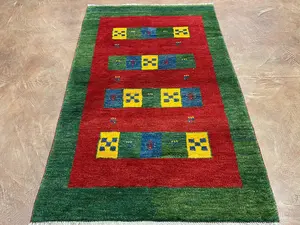 New Multi Persian Gabbeh 4' X 6'