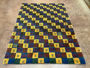 New Multi Persian Gabbeh 5' X 7'
