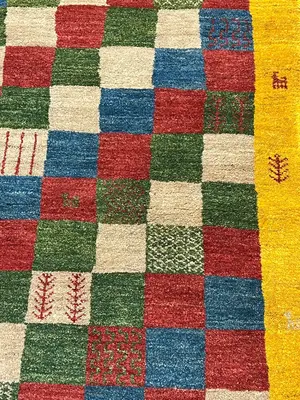 New Multi Persian Gabbeh 4' X 6'