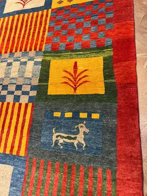 New Multi Persian Gabbeh Square