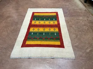 New Multi Persian Gabbeh 5' X 7'