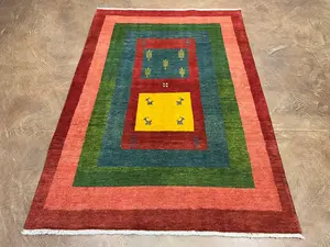 New Multi Persian Gabbeh 5' X 7'