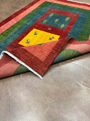 New Multi Persian Gabbeh 5' X 7'