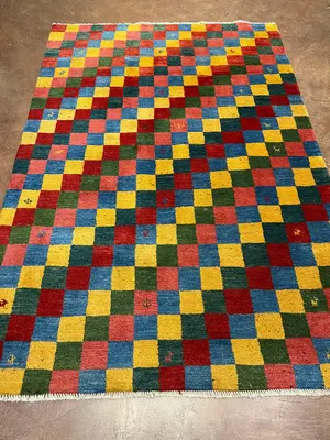 New Multi Persian Gabbeh 5'-6"x8'