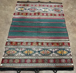 Antique Multi Persian Shah Savan Sumak 3' X 5'