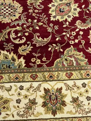 New Red India Indo Mahal 9' X 12'