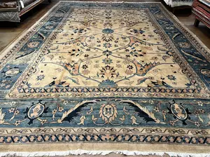 Vintage Beige Persian Mahal Oversize