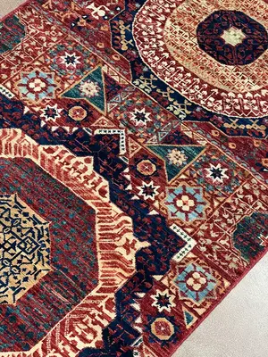 New Red Afghanistan Mamluk Runner
