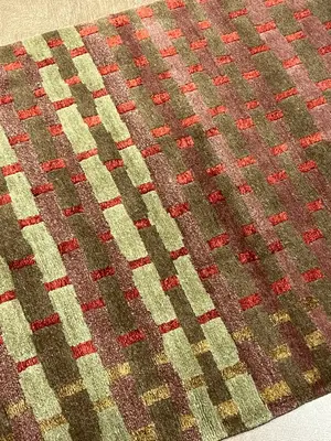 New Rust Nepal Modern Nepalese Runner