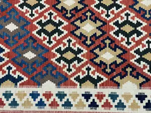 New Multi Persian Shirvan Kelim 5' X 7'