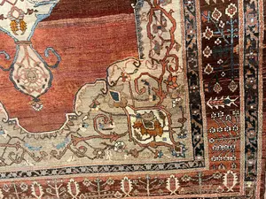 Antique Rust Persian Bakhshayesh 9' X 12'