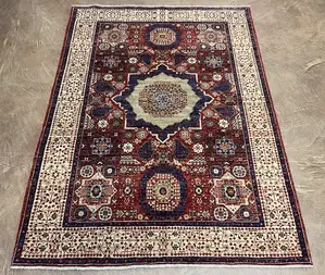 New Red Afghanistan Mamluk 5' X 7'