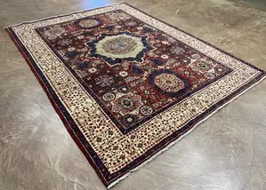 New Red Afghanistan Mamluk 5' X 7'