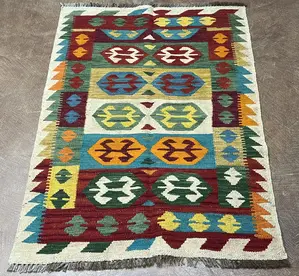 New Multi Afghanistan Kelim 2'-6"x4'