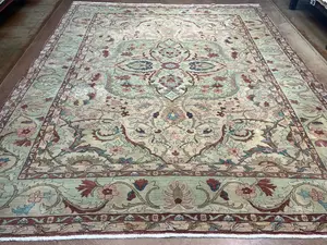 Vintage Ivory Egypt Egyptian 10' X 14'
