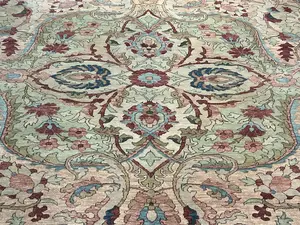 Vintage Ivory Egypt Egyptian 10' X 14'