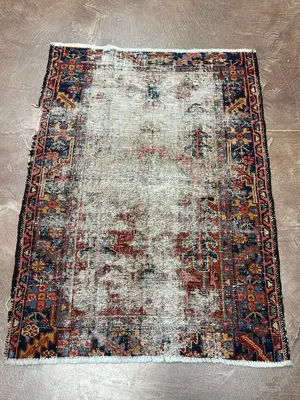Antique Red Persian Karajeh 3' X 5'
