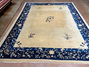 Antique Ivory China Peking 9' X 12'