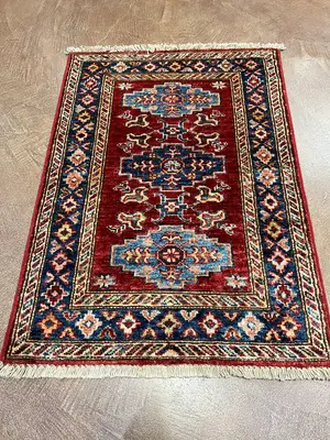 New Red Afghanistan Kazak 2' X 3'