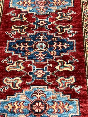 New Red Afghanistan Kazak 2' X 3'