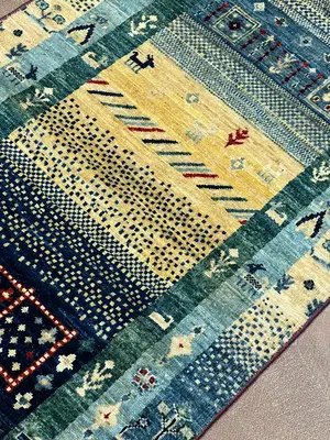 New Multi Afghanistan Gabbeh Runner