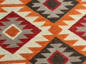 New Beige India Dhurrie 9' X 12'