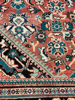 Vintage Rust Persian Mahal 9' X 12'