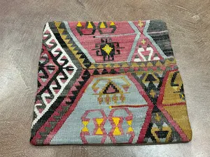 Vintage Multi Turkey Anatolian Kelim Pillow