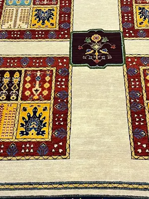 New Ivory India Gabbeh 7' X 10'