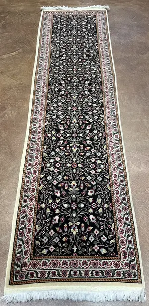 New Black Turkey Hereke Runner