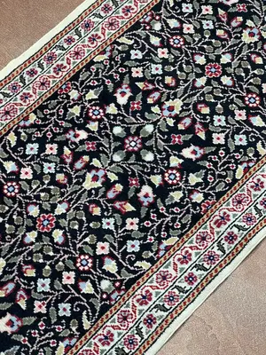 New Black Turkey Hereke Runner