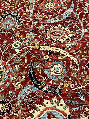 New Red Pakistan Modern Tribal 8' X 10'