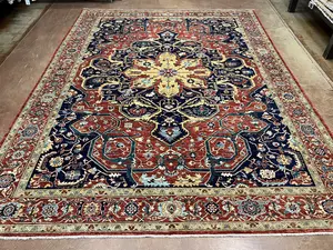 New Red Pakistan Serapi 9' X 12'