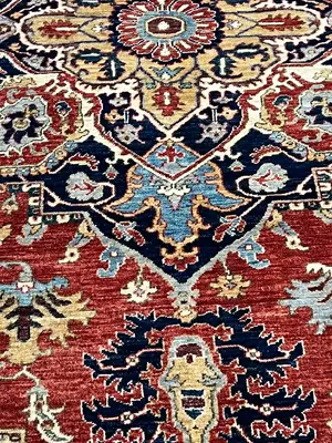 New Red Pakistan Serapi 9' X 12'
