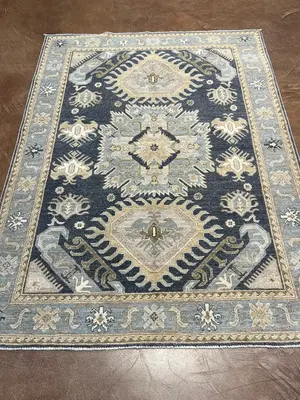 New Navy Afghanistan Oushak 5' X 7'
