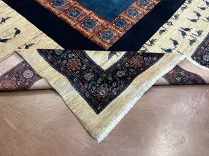 New Blue Persian Luri Gabbeh 9' X 12'