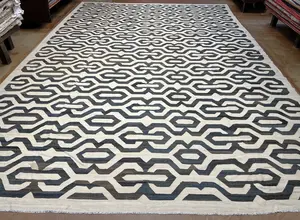 New Ivory Afghanistan Kelim Oversize