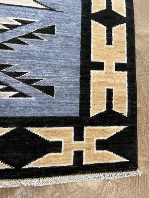 New Blue Afghanistan Navajo 3' X 5'