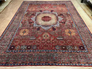 New Red Afghanistan Mamluk 9' X 12'