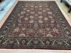 New Red India Indo Kashan 9' X 12'