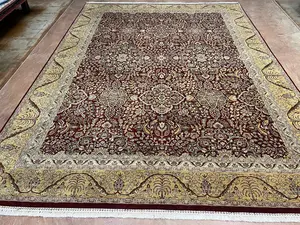 New Red India Indo Tabriz 9' X 12'