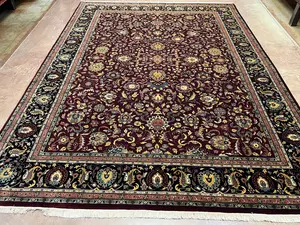 New Red India Indo Tabriz 9' X 12'