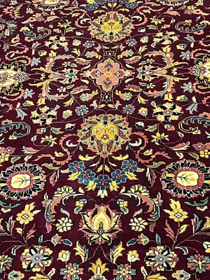 New Red India Indo Tabriz 9' X 12'