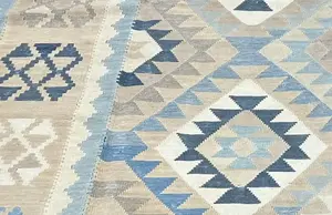 Vintage Blue Turkey Kelim 7' X 10'