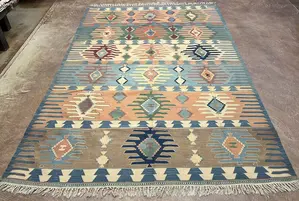 Vintage Multi Turkey Kelim 7' X 10'