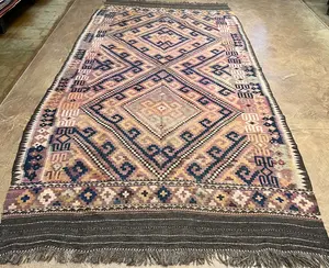 Vintage Rust Afghanistan Kelim Miscellaneous
