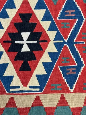 Vintage Red Turkey Kelim 6' X 9'