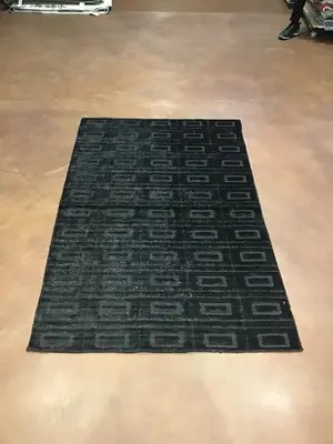 New Black India Modern Art Collection 4' X 6'