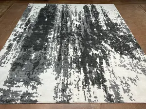New Grey India Abstract Modern 8' X 10'